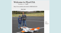 Desktop Screenshot of flyerusa.com